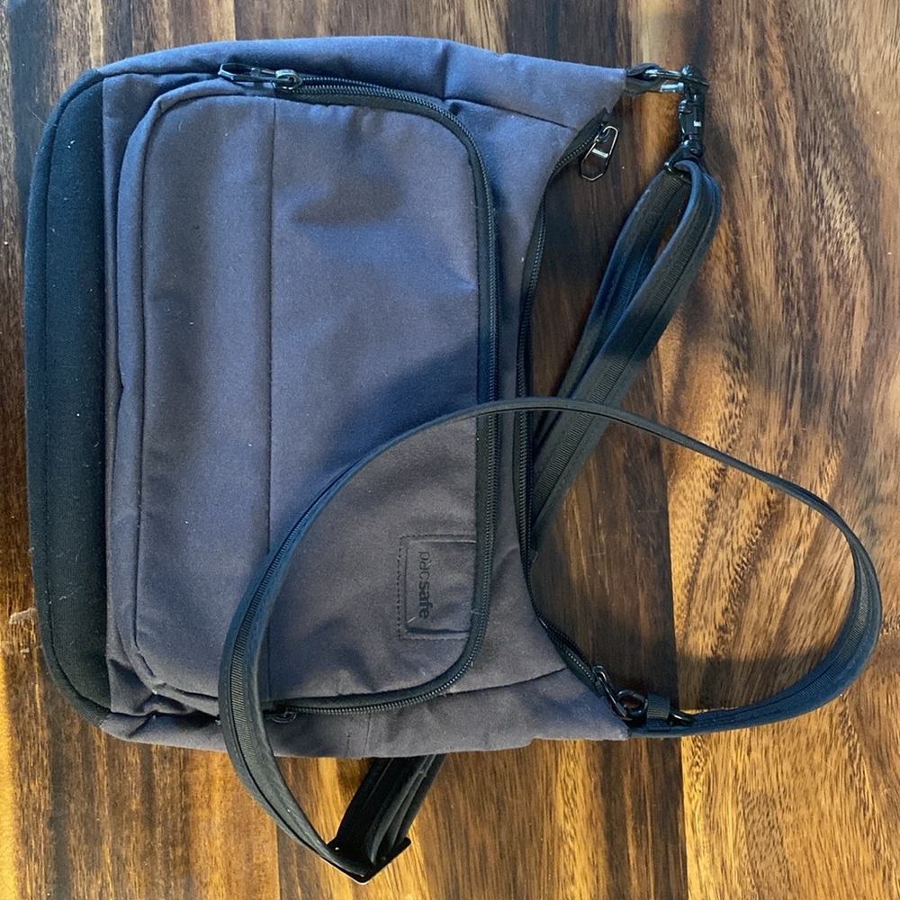 Pacsafe Black Travel Purse